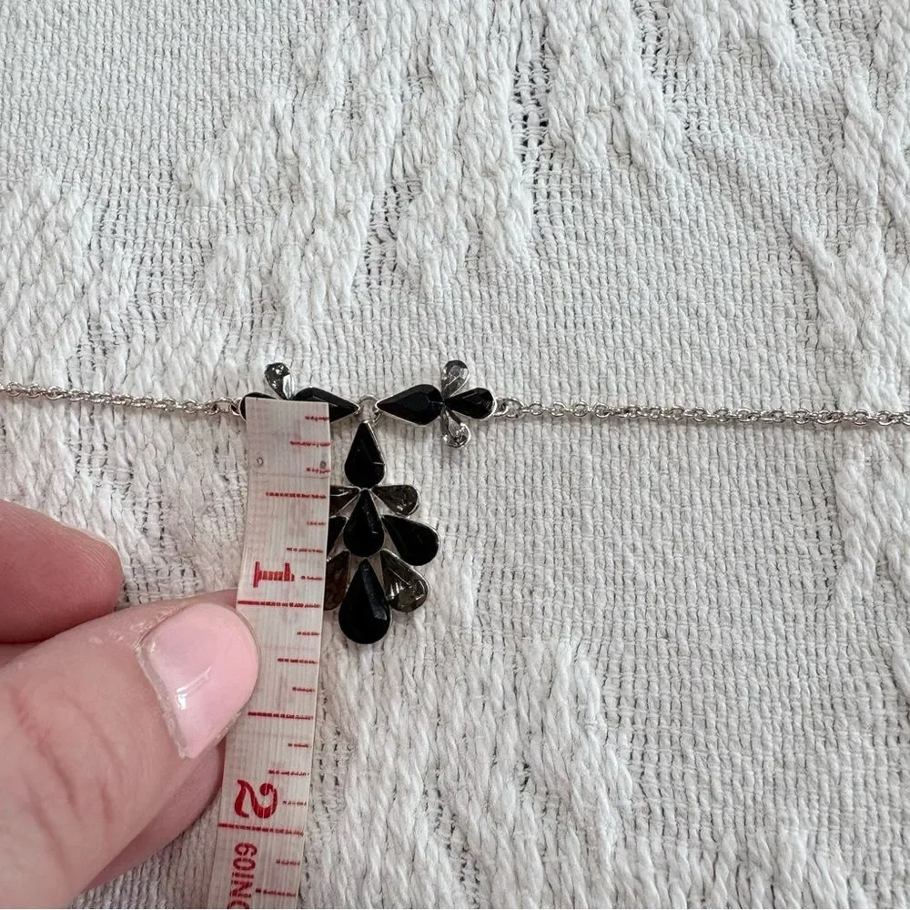 Elegant Silver and Black Jewelry Set